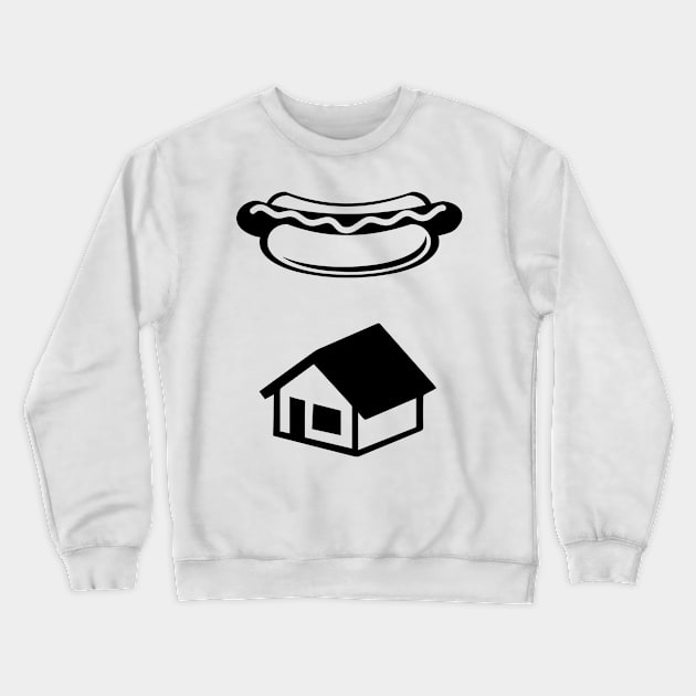 Kevins Hot Dog House Crewneck Sweatshirt by Meta Cortex